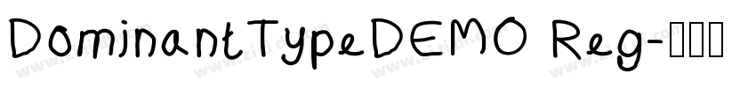DominantTypeDEMO Reg字体转换